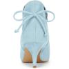 imageAllegra K Womens Pointed Toe Kitten Heel Ankle BootiesSky Blue