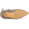 imageAllegra K Womens Pointed Toe Kitten Heel Ankle BootiesTaupe