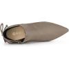 imageAllegra K Womens Pointed Toe Kitten Heel Ankle BootiesTaupe