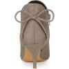 imageAllegra K Womens Pointed Toe Kitten Heel Ankle BootiesTaupe