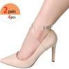 imageAllegra K Womens Shoe Ankle Straps Transparent AntiSlip Cross Over with Buckle Shoelaces for HeelsClear