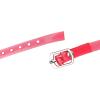imageAllegra K Womens Shoe Ankle Straps Transparent AntiSlip Cross Over with Buckle Shoelaces for HeelsRed