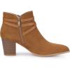 imageAllegra K Womens Strappy Pointed Toe Buckle Chunky Heel Ankle BootiesBrown