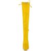 imageAllegra K Womens Thigh High Block Heels Over Knee High BootsYellow