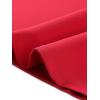 imageAllegra K Work Tops for Women Stand Collar Long Sleeve Ruched 2026 Trendy Blouse Business Casual Office ShirtRed