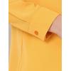 imageAllegra K Work Tops for Women Stand Collar Long Sleeve Ruched 2026 Trendy Blouse Business Casual Office ShirtYellow