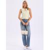 imageAllegra K Sleeveless Button Down Shirt for Women Peter Pan Collar Casual Tank Tops for Work Classic BlousesApricot
