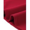 imageAllegra K Work Dresses for Women Midi Length Short Sleeve V Neck Button Decro ALine Business Casual DressWine Red