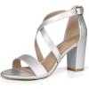 imageAllegra K Womens Crisscross Straps Dress Sandals
