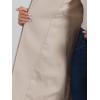 imageAllegra K High Neck Winter Coat for Womens Zip Up Belted MidLong OvercoatBeige