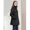 imageAllegra K Womens 2025 Coat Winter Classic Vintage MidLength Lapel Collar Single Breasted OvercoatBlack
