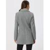 imageAllegra K Womens 2025 Coat Winter Classic Vintage MidLength Lapel Collar Single Breasted OvercoatGrey