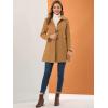 imageAllegra K Womens 2025 Coat Winter Classic Vintage MidLength Lapel Collar Single Breasted OvercoatKhaki
