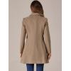imageAllegra K Womens 2025 Coat Winter Classic Vintage MidLength Lapel Collar Single Breasted OvercoatLight Brown