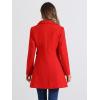 imageAllegra K Womens 2025 Coat Winter Classic Vintage MidLength Lapel Collar Single Breasted OvercoatRed