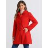 imageAllegra K Womens 2025 Coat Winter Classic Vintage MidLength Lapel Collar Single Breasted OvercoatRed