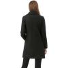 imageAllegra K Womens 2025 Winter Outerwear MidLong Double Breasted Pea CoatBlack