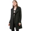 imageAllegra K Womens 2025 Winter Outerwear MidLong Double Breasted Pea CoatBlack