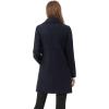 imageAllegra K Womens 2025 Winter Outerwear MidLong Double Breasted Pea CoatDark Blue
