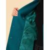 imageAllegra K Womens 2025 Winter Outerwear MidLong Double Breasted Pea CoatLake Blue