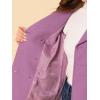 imageAllegra K Womens 2025 Winter Outerwear MidLong Double Breasted Pea CoatPurple