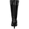 imageAllegra K Womens Boot Pointed Toe Kitten Heel Boots Knee High BootsBlack