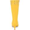 imageAllegra K Womens Boot Pointed Toe Kitten Heel Boots Knee High BootsYellow
