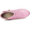 imageAllegra K Womens Chunky High Heels Platform Bow Decor Ankle BootsPink