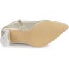 imageAllegra K Womens Clear Heel Pointed Toe Chunky Heels Ankle BootsGold