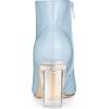 imageAllegra K Womens Clear Heel Pointed Toe Chunky Heels Ankle BootsSky Blue