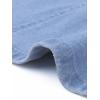imageAllegra K Womens Denim Dress Button Down Collar V Neck Long Sleeve Aline Cotton Jean DressSky Blue