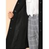 imageAllegra K Womens Peter Pan Collar Overcoat Single Breasted Pockets Winter Long CoatBlack
