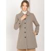 imageAllegra K Womens Peter Pan Collar Overcoat Single Breasted Pockets Winter Long CoatBrown