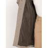 imageAllegra K Womens Peter Pan Collar Overcoat Single Breasted Pockets Winter Long CoatBrown