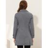 imageAllegra K Womens Peter Pan Collar Overcoat Single Breasted Pockets Winter Long CoatDeep Blue
