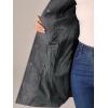 imageAllegra K Womens Peter Pan Collar Overcoat Single Breasted Pockets Winter Long CoatDeep Grey