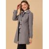 imageAllegra K Womens Peter Pan Collar Overcoat Single Breasted Pockets Winter Long CoatLight Brown