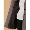 imageAllegra K Womens Peter Pan Collar Overcoat Single Breasted Pockets Winter Long CoatLight Brown