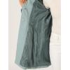 imageAllegra K Womens Peter Pan Collar Overcoat Single Breasted Pockets Winter Long CoatLight Green
