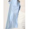 imageAllegra K Womens Peter Pan Collar Overcoat Single Breasted Pockets Winter Long CoatSolid Light Blue
