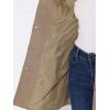 imageAllegra K Womens Peter Pan Collar Overcoat Single Breasted Pockets Winter Long CoatSolid Light Brown