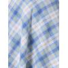 imageAllegra K Womens Plaids Vintage Tartan Elastic Waist Knee Length ALine SkirtBlue Beige