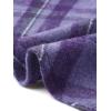 imageAllegra K Womens Plaids Vintage Tartan Elastic Waist Knee Length ALine SkirtDark Purple