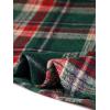 imageAllegra K Womens Plaids Vintage Tartan Elastic Waist Knee Length ALine SkirtGreen Red