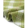 imageAllegra K Womens Plaids Vintage Tartan Elastic Waist Knee Length ALine SkirtLight Green