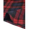 imageAllegra K Womens Plaids Vintage Tartan Elastic Waist Knee Length ALine SkirtRed
