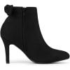 imageAllegra K Womens Pointed Toe Stiletto Heel Ankle BootsBlack