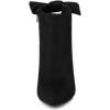 imageAllegra K Womens Pointed Toe Stiletto Heel Ankle BootsBlack