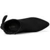 imageAllegra K Womens Pointed Toe Stiletto Heel Ankle BootsBlack