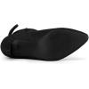 imageAllegra K Womens Pointed Toe Stiletto Heel Ankle BootsBlack